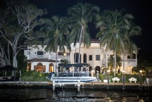 1100 SE 4th St luxury waterfront estate in the Sagamore Cove neighborhood of Las Olas in Fort Lauderdale, Florida - © 2024 David Oppenheimer - Performance Impressions photography archives - https://performanceimpressions.com 1100 SE 4th St, Sagamore Cove, Fort Lauderdale, Florida, estate, facade, waterfront, mansion, luxury real estate, real estate, Fort Lauderdale real estate, dock, dockage, home, house, stunning, Intracoastal, Intracoastal Waterway, gated community, community, private community, waterfront estate, private, prestigious, balcony, balconies, windows, Spanish style, 33301, South Florida, Broward County, neighborhood, security, Las Olas, contemporary, modern, exclusive, property, peninsula, luxury estate, smart home, resort-style, outdoor living, New River, East Fort Lauderdale, architecture, sunset, palm trees, tropical, grounds, yard, Adam Clampitt, David Oppenheimer, color, horizontal, United States, VAu 1-530-124, 1-13553735171,
