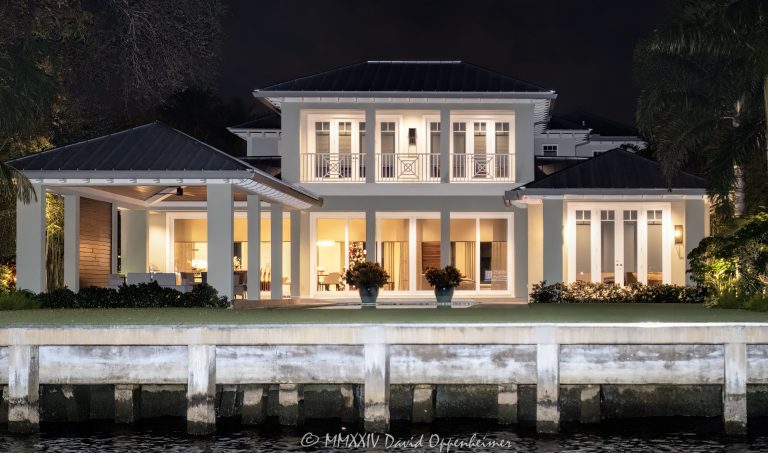 1110 SE 4th St luxury waterfront estate in the Sagamore Cove neighborhood of Las Olas in Fort Lauderdale, Florida - © 2024 David Oppenheimer - Performance Impressions photography archives - https://performanceimpressions.com 1110 SE 4th St, Sagamore Cove, Fort Lauderdale, Florida, estate, facade, waterfront, mansion, luxury real estate, real estate, Fort Lauderdale real estate, dock, dockage, home, house, stunning, Intracoastal, Intracoastal Waterway, gated community, community, private community, waterfront estate, private, prestigious, balcony, balconies, windows, Spanish style, 33301, South Florida, Broward County, neighborhood, security, Las Olas, contemporary, modern, exclusive, property, peninsula, luxury estate, smart home, resort-style, outdoor living, New River, East Fort Lauderdale, architecture, sunset, palm trees, tropical, seawall, grounds, yard, David Oppenheimer, color, horizontal, United States, VAu 1-530-124, 1-13553735171,