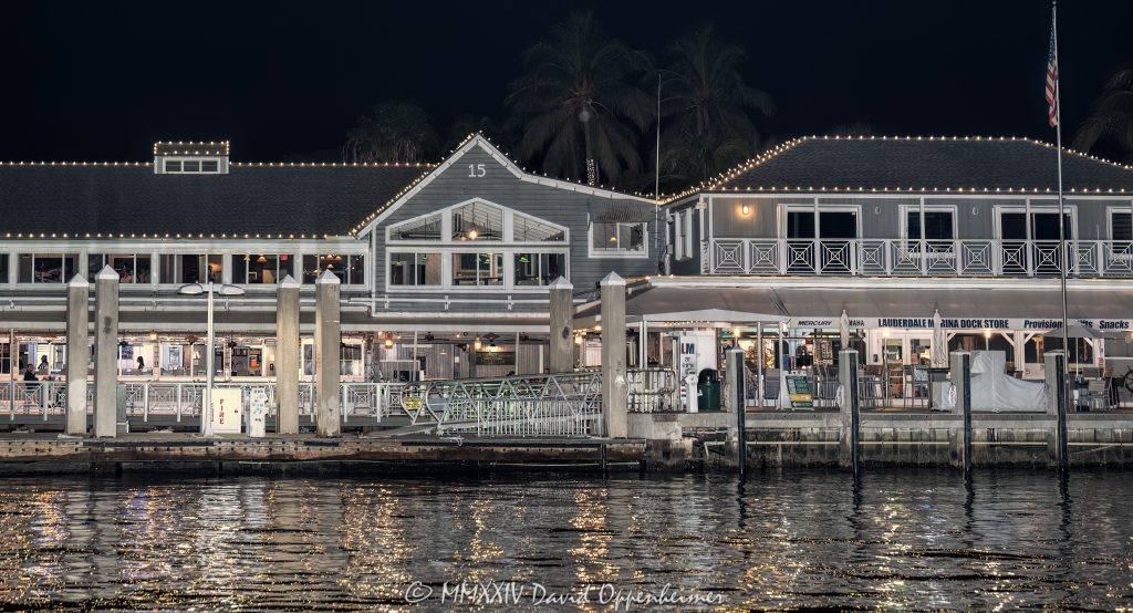 15th Street Fisheries waterfront restaurant at 1900 SE 15th St in Fort Lauderdale, Florida - © 2024 David Oppenheimer - Performance Impressions photography archives - https://performanceimpressions.com 15th Street Fisheries, restaurant, 1900 SE 15th St, Fort Lauderdale, seafood, waterfront, waterfront restaurant, 33316, Water Taxi Stop #3, Stranahan River, river, seafood restaurant, Fisheries, Lauderdale Marina, dock, dockside, Fisheries Dockside, dining, eat, Fort Lauderdale, Florida, dockage, Intracoastal, Intracoastal Waterway, balcony, South Florida, Broward County, East Fort Lauderdale, architecture, tropical, David Oppenheimer, color, horizontal, United States, VAu 1-530-124, 1-13553735171,