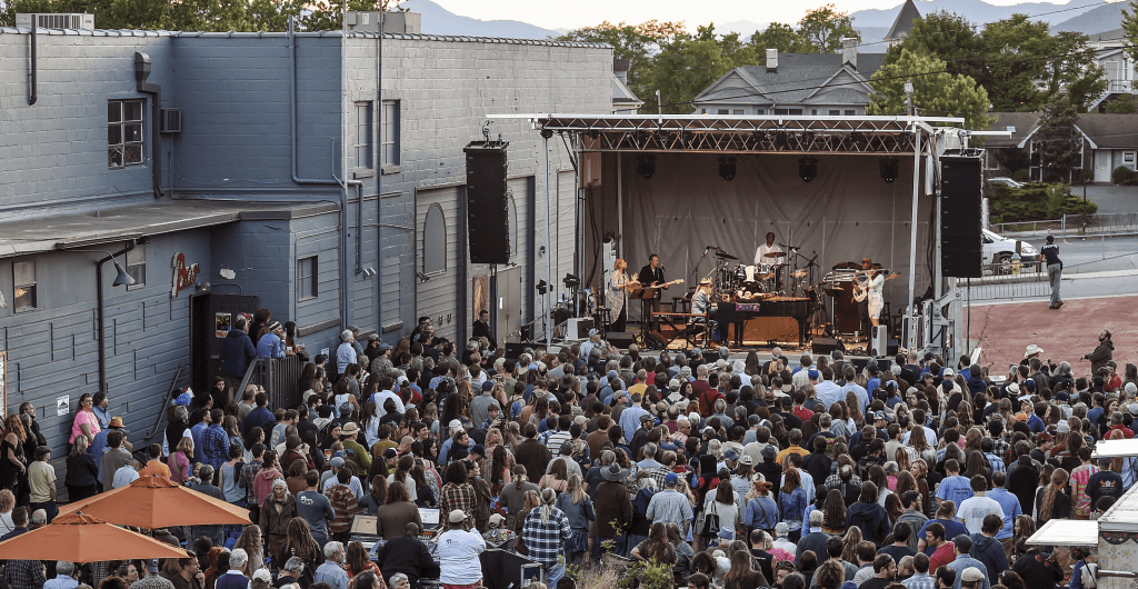 band performing at new mountain asheville