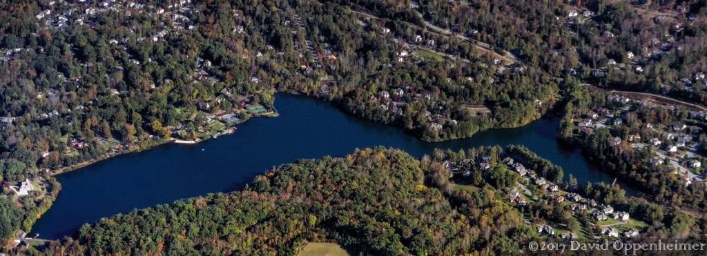 wide aerial photography of biltmore lake real estate