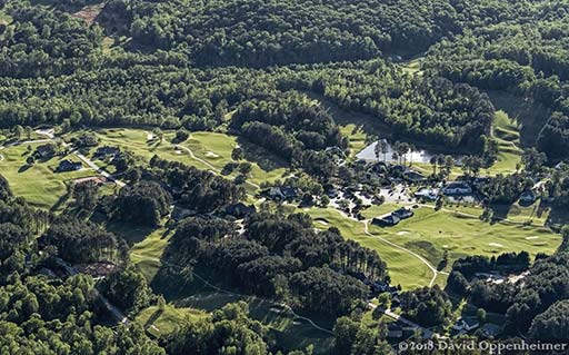 furman university golf course aerial photography