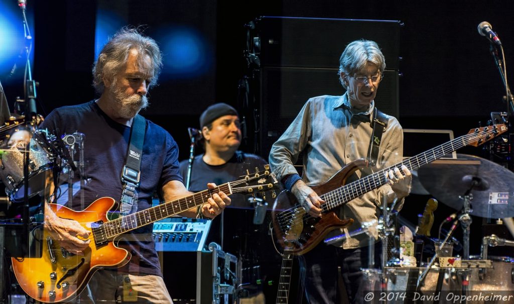 bob weir and phil lesh playing with further