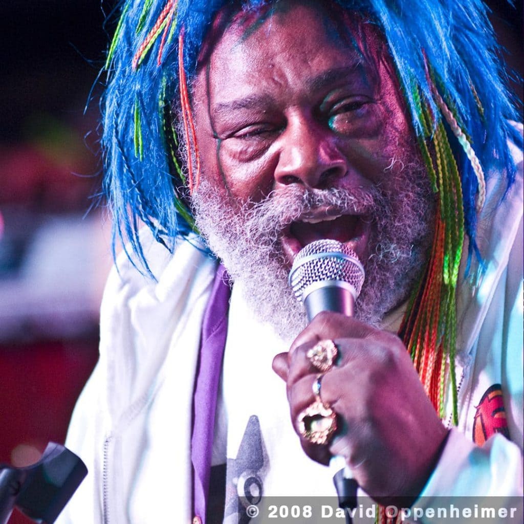 george clinton performing with the big ol nasty getdown