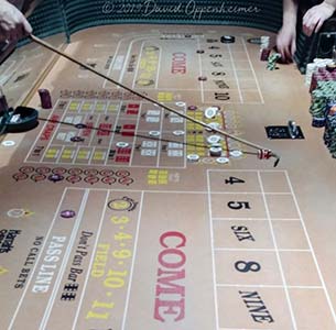 Craps Table at Harrah's Cherokee Casino Resort