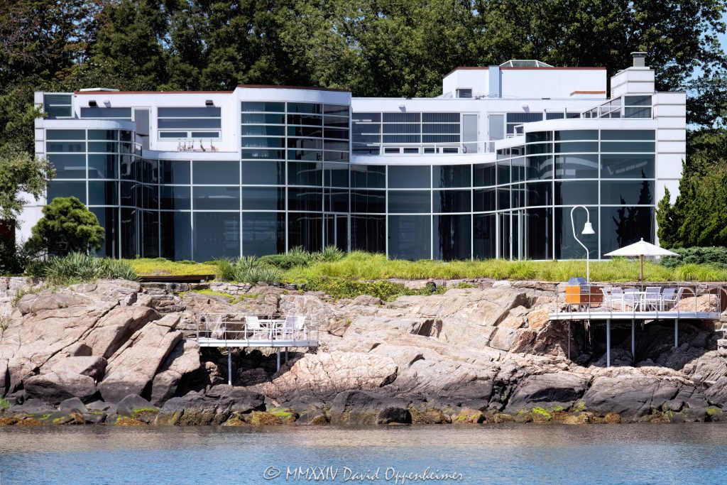 5 Martin Butler Ct, contemporary, modern, black glass house, black glass, glass house, glass home, Rye, Rye NY, glass, metal, rocks, 10580, James M. Glickenhaus, James Glickenhaus, Glickenhaus & Co., Glickenhaus, Scuderia Cameron Glickenhaus, Jim Glickenhaus, James Glickenhaus’s house, SCG, Westchester, Westchester County, Westchester County real estate, luxury, Rye real estate, New York, Long Island Sound, estate, real estate, house, mansion, architecture, property, design, waterfront, shoreline, coast, United States, horizontal, color, 1-13439195601,