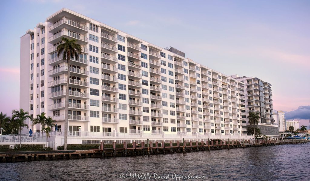 Bayshore Towers condominium building at 511 Bayshore Drive in Fort Lauderdale, Florida - © 2024 David Oppenheimer - Performance Impressions photography archives - https://performanceimpressions.com