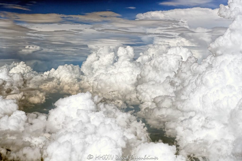 Cumulonimbus thunderclouds close-up over Charleston, South Carolina aerial view - © 2024 David Oppenheimer - Performance Impressions aerial photography archives - https://performanceimpressions.com Cumulonimbus, thunderclouds, close-up, clouds, weather, storm clouds, thunderstorm clouds, meteorology, storm chaser, summer, summer storm, tropical, atmosphere, towering, rain clouds, peaks, altitude, Charleston, South Carolina, cloudscape, sky, Lowcountry, aerial photographer, aerial photography, aerial view, aerial, David Oppenheimer, David Gordon Oppenheimer, United States, color, horizontal, landscape, 1-13726821381