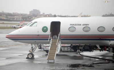 Pakistan Army jet Gulfstream G450 4270 at LaGuardia Airport in New York City - © 2024 David Oppenheimer - Performance Impressions aviation photography archives - https://performanceimpressions.com Pakistan Army, Pakistan, Gulfstream, Gulfstream Aerospace, Gulfstream G450, G450, army, army jet, South Asia, LaGuardia, LaGuardia Airport, New York, New York City, NYC, itinerary, KLGA, LGA, Queens, Islamic Republic of Pakistan, aircraft, airplane, jet, plane, tarmac, call sign, aviation, Pakistan Army Chief, Pakistan Army Chief’s plane, Islamic, Islam, fly, flight, private jet, government jet, G-IV, airport, David Oppenheimer, color, horizontal, United States, 1-13985601741,