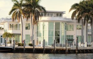 2890 NE 28th St luxury waterfront estate in the Coral Ridge neighborhood of Las Olas in Fort Lauderdale, Florida - © 2024 David Oppenheimer - Performance Impressions photography archives - https://performanceimpressions.com 2890 NE 28th St, 2890 NE 28th Street, Coral Ridge, Fort Lauderdale, Florida, estate, facade, waterfront, mansion, luxury real estate, real estate, Fort Lauderdale real estate, dock, dockage, home, house, stunning, Intracoastal, Intracoastal Waterway, gated community, community, private community, waterfront estate, private, prestigious, bespoke, balcony, balconies, windows, luxury rental, rental, 33306, South Florida, Broward County, neighborhood, security, Las Olas, contemporary, modern, exclusive, property, peninsula, luxury estate, smart home, resort-style, outdoor living, executive rental, New River, East Fort Lauderdale, architecture, sunset, palm trees, seawall, tropical, grounds, yard, David Oppenheimer, color, horizontal, United States, VAu 1-530-124, 1-13553735171,