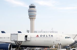 Air traffic control tower at Hartsfield-Jackson Atlanta International Airport in Atlanta, Georgia - © 2024 David Oppenheimer - Performance Impressions aviation photography archives - https://performanceimpressions.com air traffic control, ATC, ATC tower, control tower, tower, ATL, Delta, Delta Air Lines, DAL, plane, Hartsfield-Jackson Atlanta International Airport, Hartsfield-Jackson, KATL, airspace, aviation, aircraft, guidance, air traffic, transportation, airport, airport traffic, Atlanta Tower, radar, ground control, GMC, approach control, approach, terminal, route, control, collision avoidance, weather, runway, navigation, safety, airlines, Ramp 6, IFR, Atlanta, Georgia, tallest, tall, Clayton County, David Oppenheimer, color, horizontal, United States, 1-13726821381
