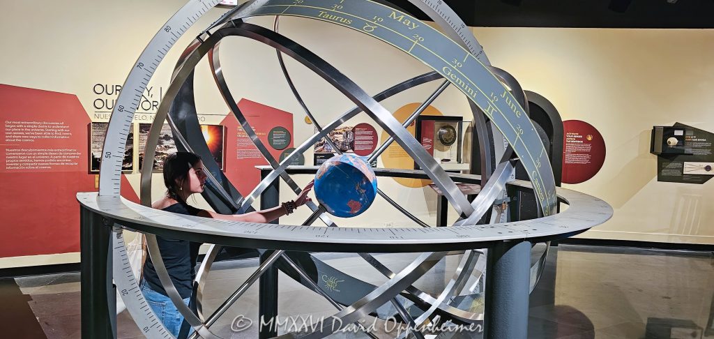 Adler Planetarium Armillary Sphere in Chicago
