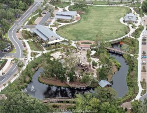 Adventure Playground at Lowcountry Celebration Park at 94 Pope Ave on Hilton Head Island in South Carolina aerial view - © 2024 David Oppenheimer - Performance Impressions aerial photography archives - https://performanceimpressions.com Adventure Playground, Lowcountry Celebration Park, 94 Pope Ave, Hilton Head Island, South Carolina, aerial, playground, moat, pirate ship, Hilton Head, park, South Carolina, Lowcountry, aerial photographer, aerial photography, aerial view, Town of Hilton Head, 29928, David Oppenheimer, David Gordon Oppenheimer, United States, color, horizontal, 1-13726821381,
