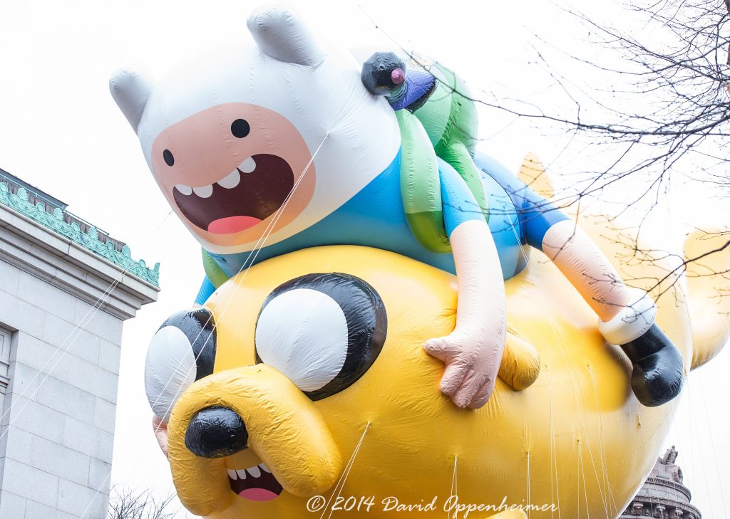 Adventure Time with Finn and Jake Balloon by Cartoon Network at Macy’s Thanksgiving Day Parade