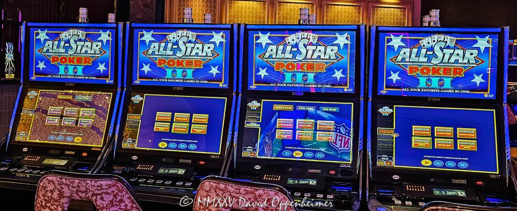 The Venetian Casino in Las Vegas All-star Poker III Machines by IGT