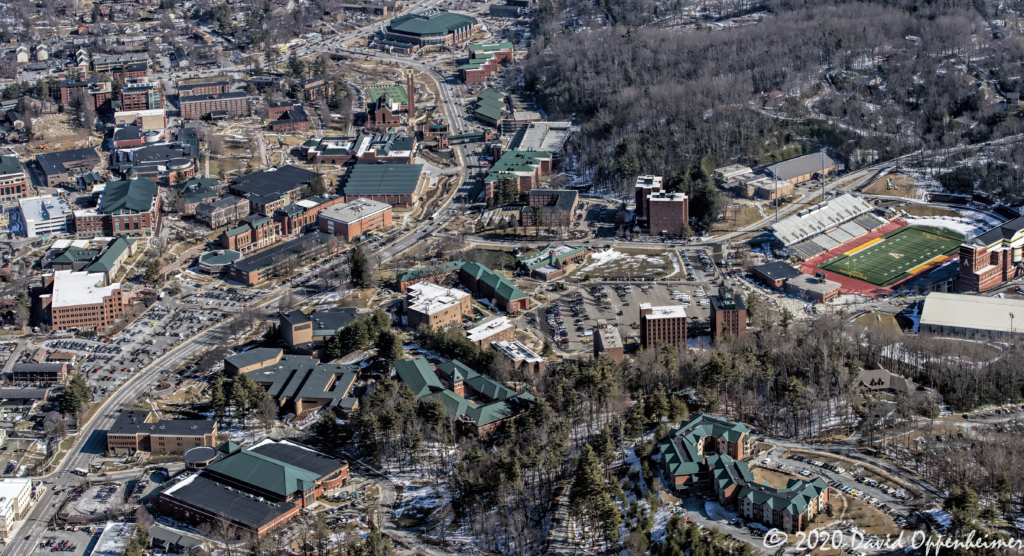 Appalachian State University aerial view