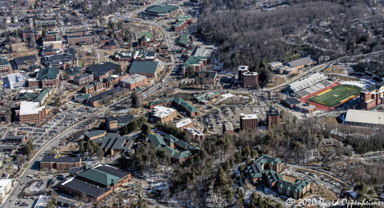Appalachian State University aerial view