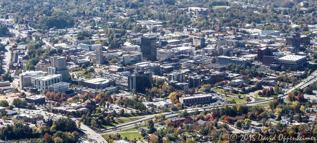 Asheville Downtown Real Estate Aerial