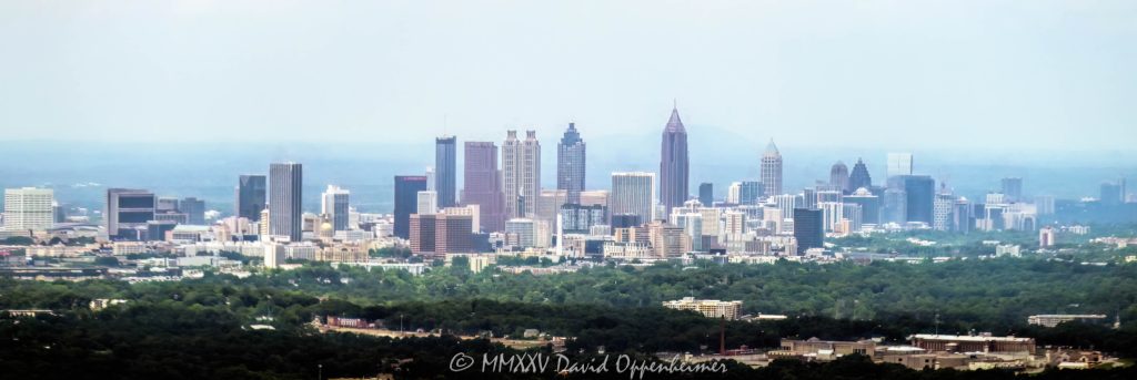 Downtown Atlanta, Georgia Skyline Aerial View