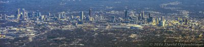 Atlanta City Skyline Aerial Panorama