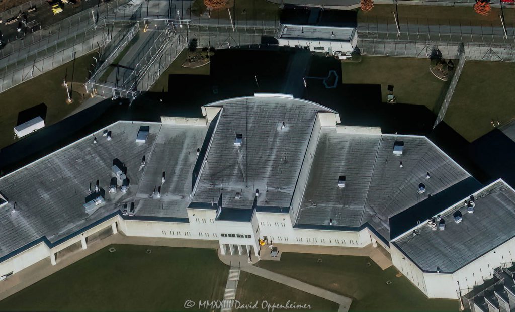 Mitchell Correctional Institute in Spruce Pine, North Carolina Aerial View
