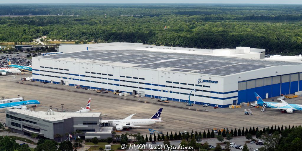 BECU – North Charleston Boeing Plant Aerial View