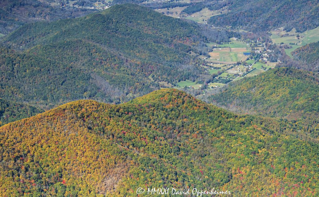 Big Ivy in Barnardsville, North Carolina Aerial View