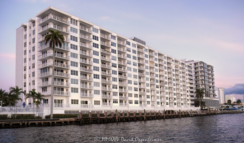 Bayshore Towers condominium building at 511 Bayshore Drive in Fort Lauderdale, Florida - © 2024 David Oppenheimer - Performance Impressions photography archives - https://performanceimpressions.com