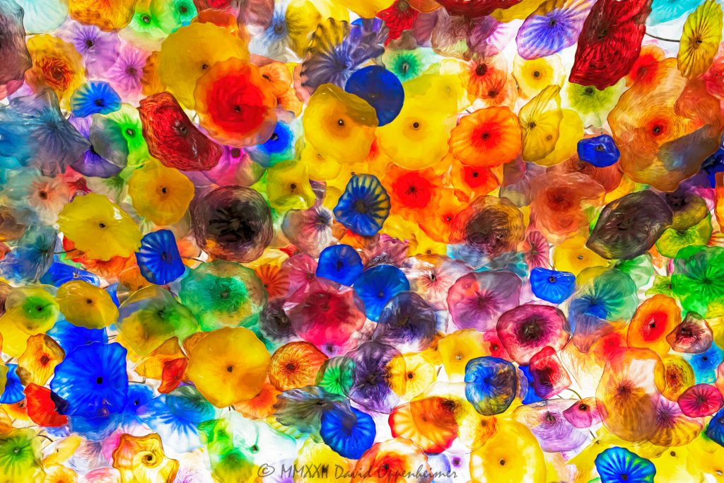 Bellagio Hotel & Casino Glass Flower Sculpture Fiori di Como by Dale Chihuly