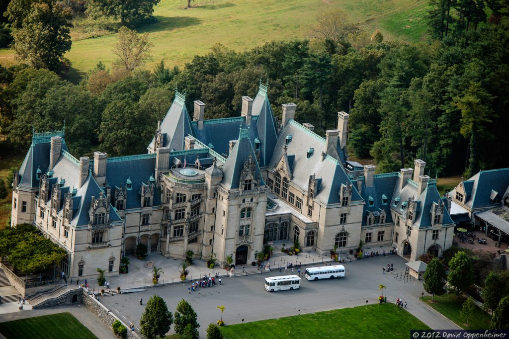 Biltmore Estate – Aerial Photo of Biltmore House