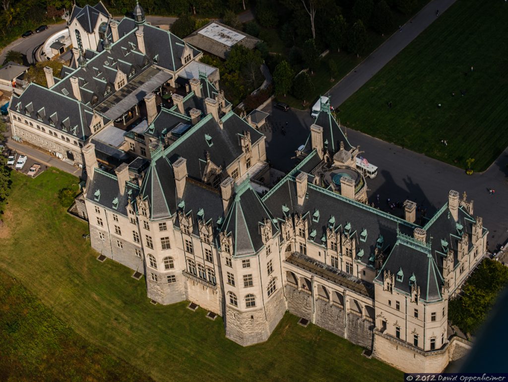 Biltmore Estate – Aerial Photo of Biltmore House