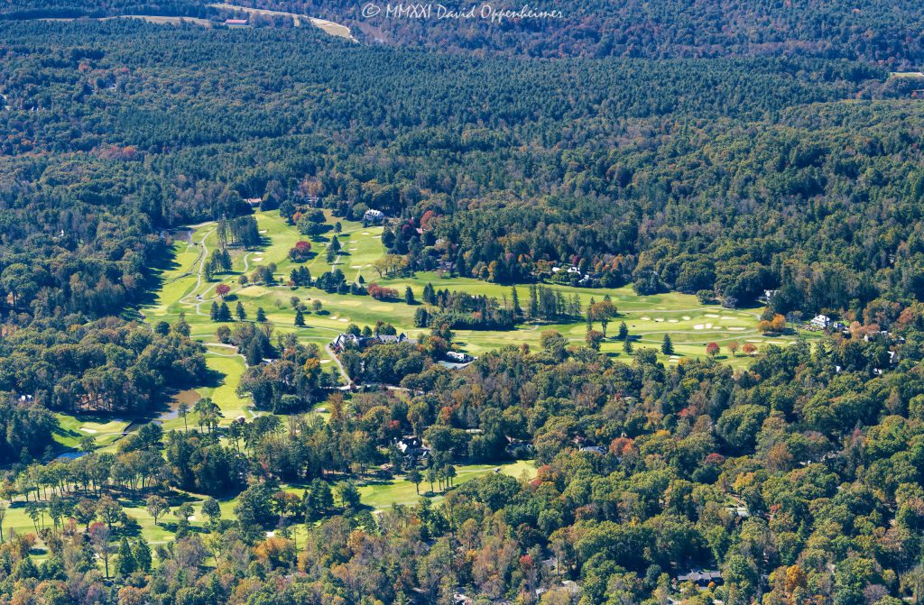 Biltmore Forest Country Club Golf Course Aerial View