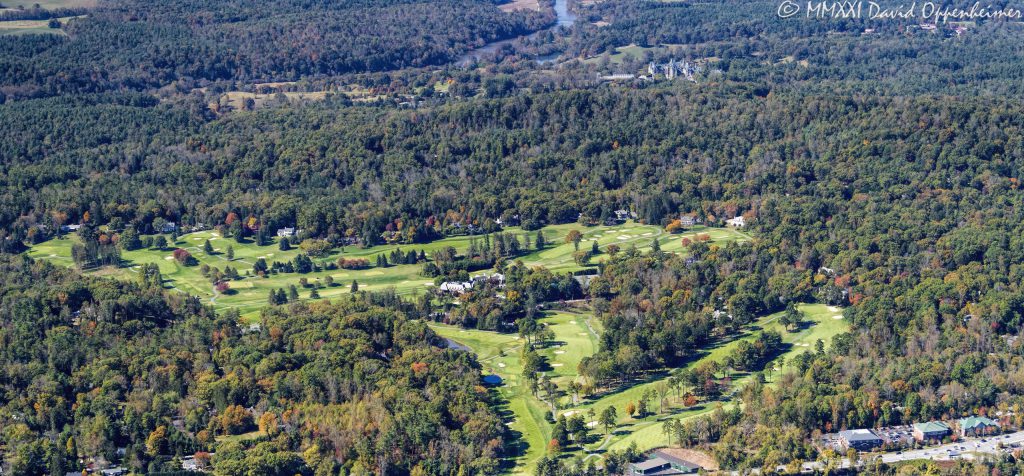 Biltmore Forest Country Club Golf Course Aerial View