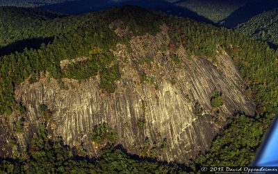 Rock Cliff in the Blue Ridge Mountains near Cashiers, North Carolina