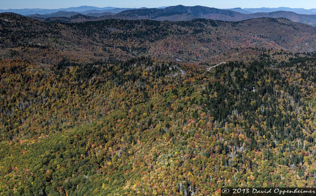 Devil's Courthouse along the Blue Ridge Parkway