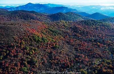 Aerial Photography Blue Ridge Parkway The Great Smoky Mountains National Park