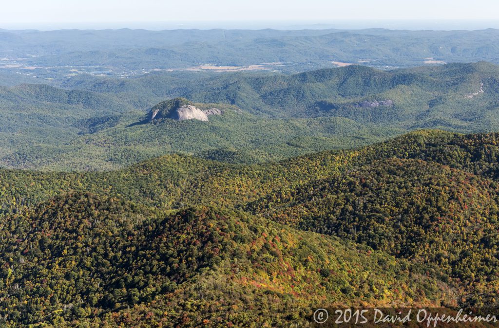 Looking Glass Rock along the Blue Ridge Parkway