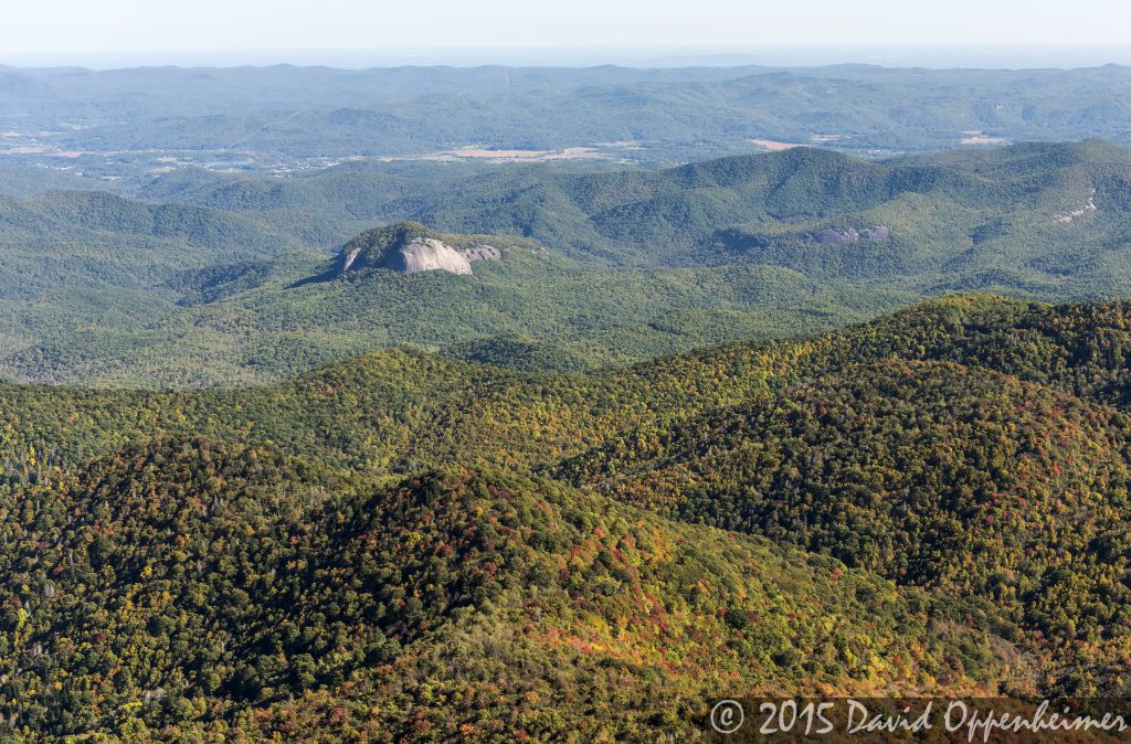 Looking Glass Rock along the Blue Ridge Parkway