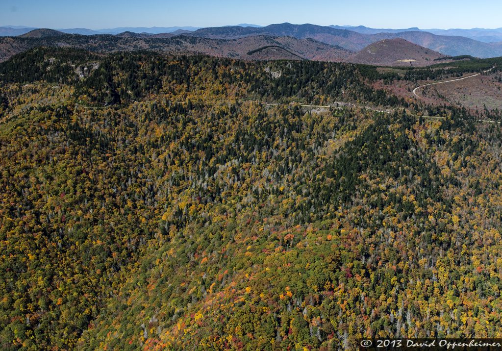 Autumn Colors Along The Blue Ridge Parkway in Western North Carolina