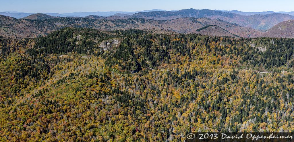 Autumn Colors Along The Blue Ridge Parkway in Western North Carolina