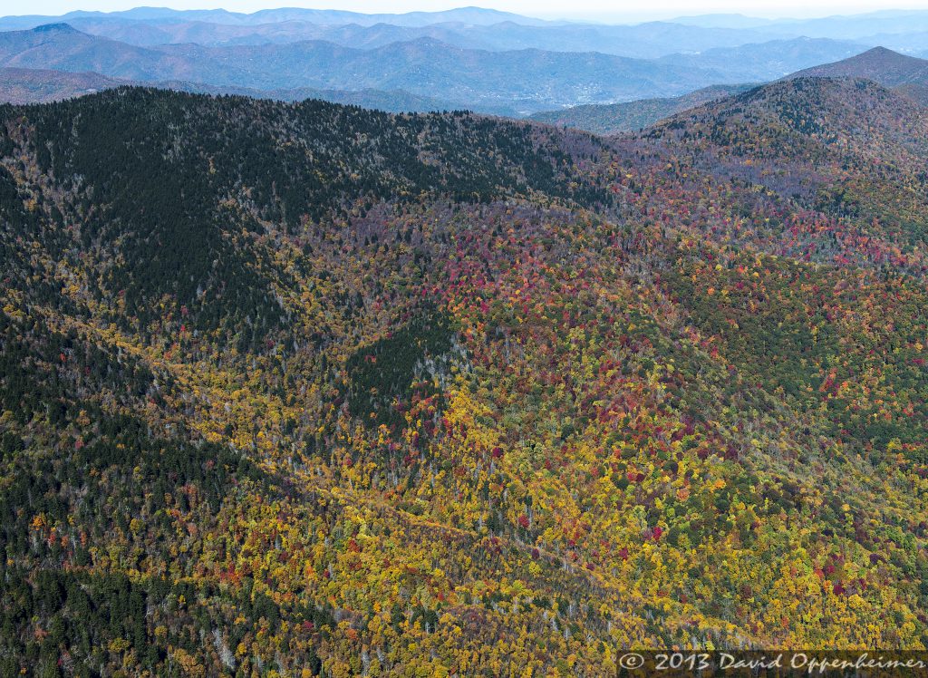 Autumn Colors Along The Blue Ridge Parkway in Western North Carolina