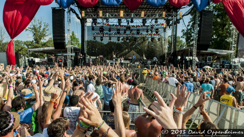 Bonnaroo Music Festival Crowd