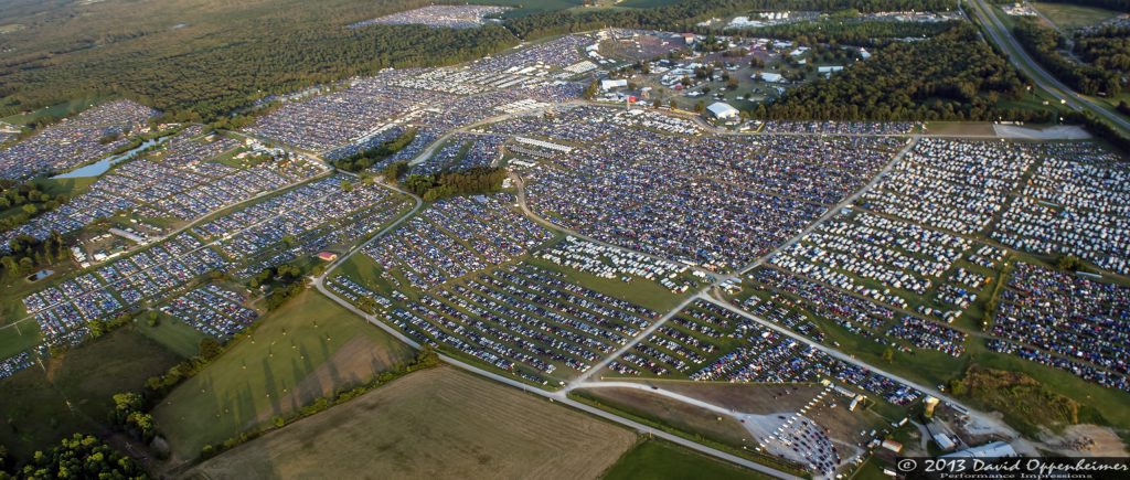 Bonnaroo Music Festival Aerial Photo