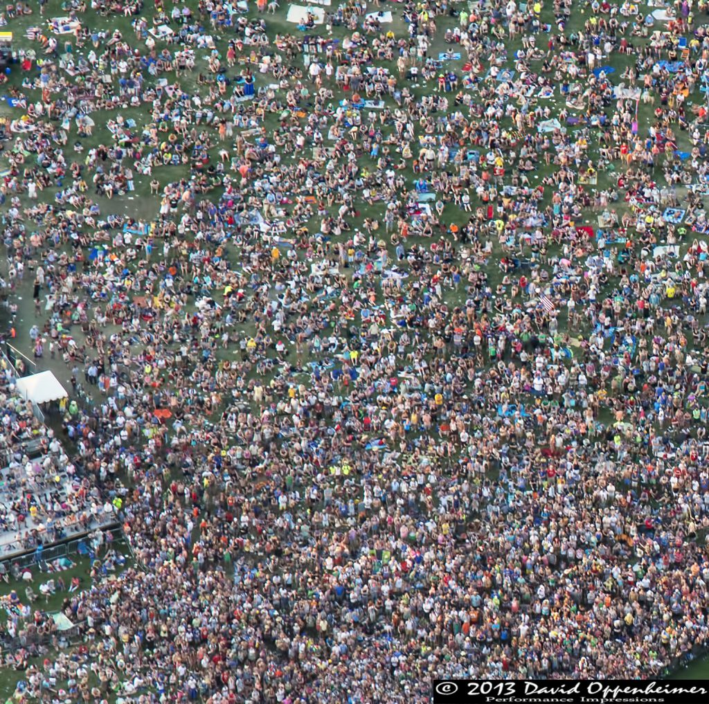 Bonnaroo Music Festival Aerial Photo