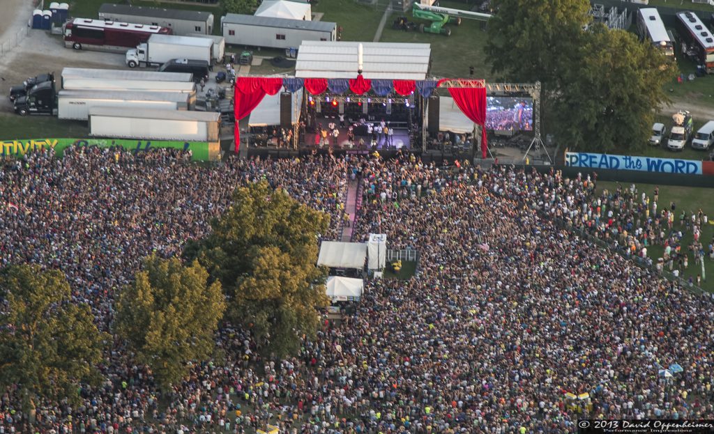 Bonnaroo Music Festival Aerial Photo