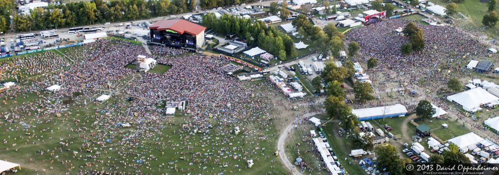 Bonnaroo Music Festival Aerial Photo