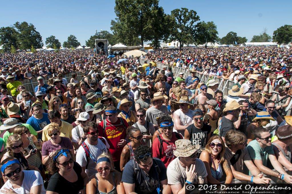 Bonnaroo Music Festival Crowd