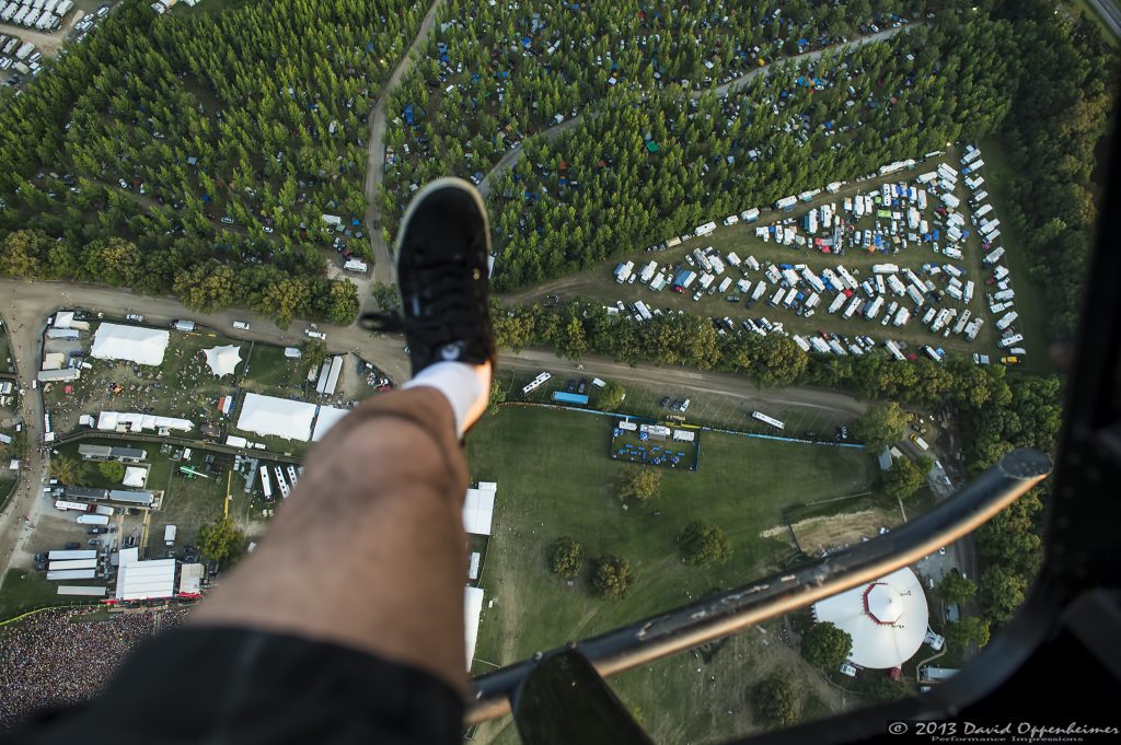 Bonnaroo Music Festival Aerial Photo
