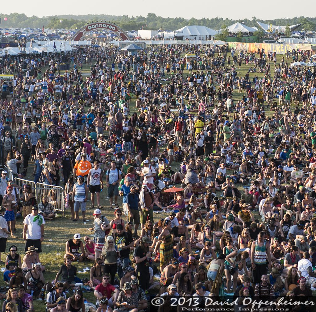 Bonnaroo Music Festival Crowd