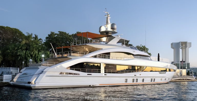 Robert H. Book’s superyacht Book Ends by Heesen Yachts and Omega Architects docked by Bahia Mar Yachting Center, the Freedom Boat Club, and American Sea Toys Yacht Management at 801 Seabreeze Blvd in Fort Lauderdale, Florida - © 2024 David Oppenheimer - Performance Impressions photography archives - https://performanceimpressions.com Book Ends, Book Ends yacht, Bob Book, Bob Book’s yacht, Heesen Book Ends, superyacht, Amy Book, Project Ruya, Jet Support Services, yacht, JSSI, Heesen Yachts, megayacht, yachting, ship, vessel, Robert Book, Robert H. Book, Robert H. Book’s yacht, 200 Fiesta Way, Book Capital, Book Capital Enterprises, Book-Ends, Axxes Capital, R.H. Book LLC, 1848Capital Partners, capital, investing, investments, hedge funds, private equity, Nurmi Isles, motor yacht, neighborhood, Bahia Mar, Freedom Boat Club, marina, Fort Lauderdale, Florida, 00008278, Bahia Mar Yachting Center, Amy Ann Book, boat, estate, facade, waterfront, mansion, luxury real estate, real estate, Fort Lauderdale real estate, dock, dockage, home, house, stunning, Intracoastal, Intracoastal Waterway, American Sea Toys Yacht Management, American Sea Toys, gated community, community, private community, waterfront estate, private, prestigious, balcony, balconies, windows, 33301, 33316, South Florida, Broward County, security, contemporary, modern, exclusive, property, peninsula, luxury estate, smart home, resort-style, outdoor living, New River, East Fort Lauderdale, architecture, sunset, palm trees, tropical, grounds, yard, night, lights, lighting, lit up, New River Sound, harbor, deepsea, deepwater, deep water, David Oppenheimer, color, horizontal, United States, VAu 1-530-124, 1-13553735171,